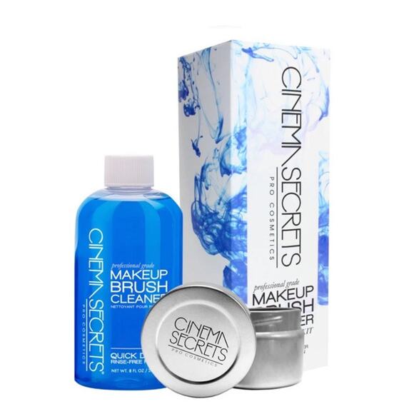 New Cinema Secrets Makeup Brush Cleaner Pro Starter Kit, 8 fl oz (with tin) - Picture 1 of 3